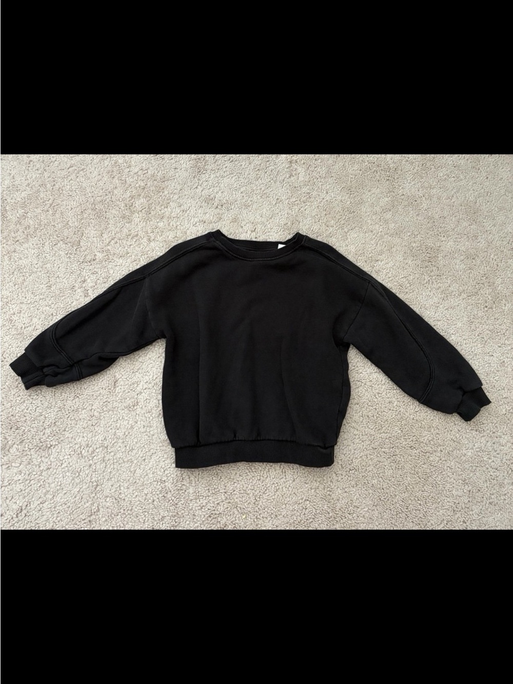 Toddler crew neck sweatshirt